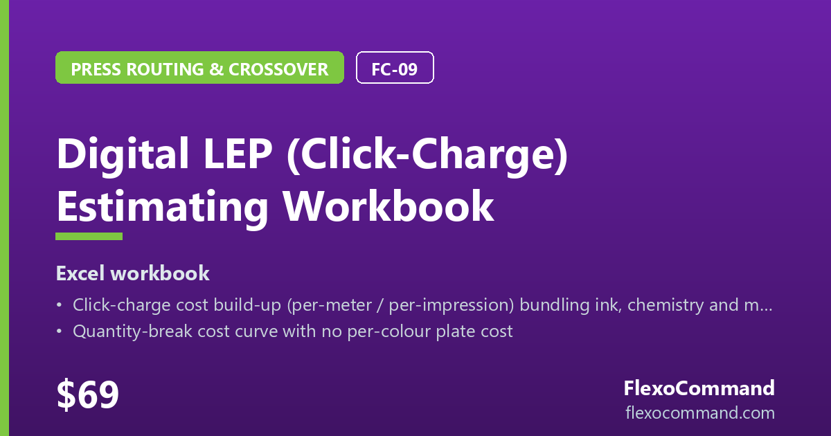 Digital LEP (Click-Charge) Estimating Workbook
