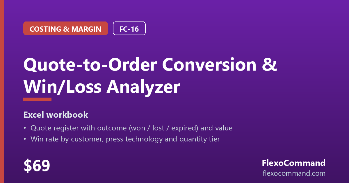 Quote-to-Order Conversion & Win/Loss Analyzer